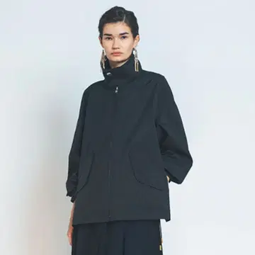 THE RERACS 더 리락스 하이넥 해링턴 자켓 블랙 23SS