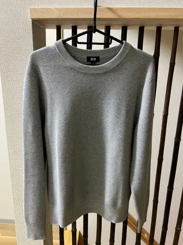 UNIQLO 워셔블 밀라노 리브 크루넥 스웨터