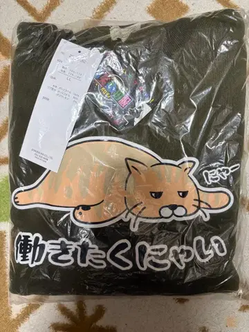 고양이 디자인 LL 사이즈 맨투맨