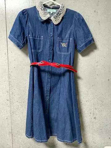 [ 새상품급 ] Lindsay 데님 원피스 어린이 L 사이즈