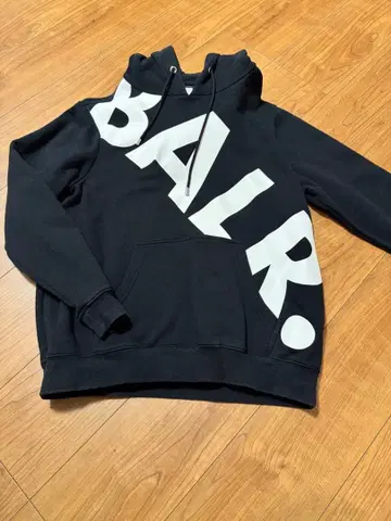 BALR. 블랙 후드티 XS