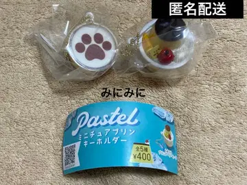 가챠가챠 미니어처 푸딩 키링 2종 세트