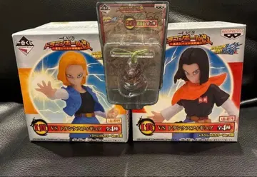 드래곤볼 I상 인조인간 17호, 18호 & 족자 키링 (H상)