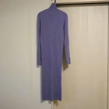 리브 긴팔 터틀넥 원피스 투모로우랜드