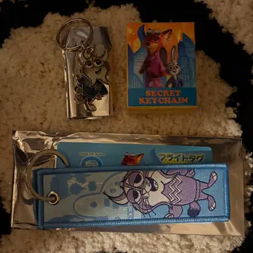 주토피아2 파우버트 키체인 플라이트 택