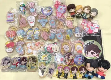 BTStiny tan bt21 굿즈 묶음 판매 아크릴 스탠드 키링 등