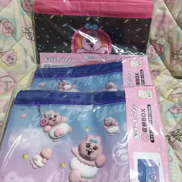 미사용품 빤쮸토끼 수납 박스 3세트