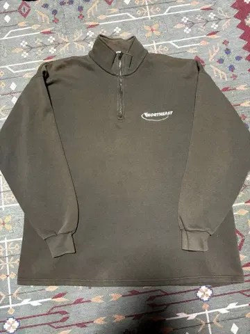 리 하프 지퍼 그린