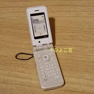 휴대폰 스트랩 docomo F902iS 가챠가챠 레어 화이트