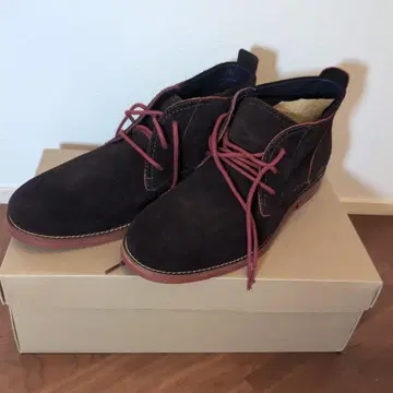 다크 브라운 스웨이드 처카 부츠 9m