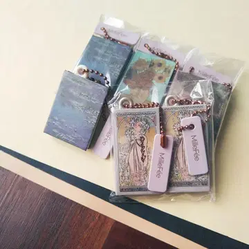 가챠 밀피 미니어처 컬렉션 해바라기 수련 고흐 모네 화장품