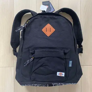 [ 미사용 새상품 ] Dickies 페이즐리 무늬 백팩 블랙