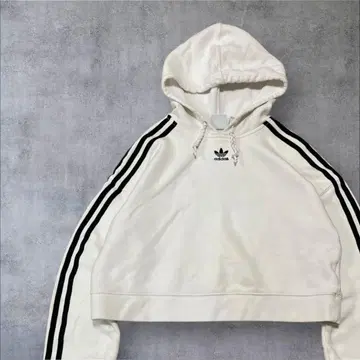 00s 아디다스 adidas 크롭 후드티 원 포인트 후디