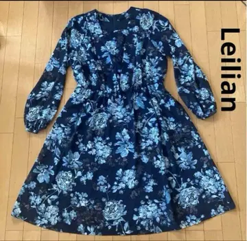 레리안 최근 모델 꽃무늬 플레어 원피스 13+XL 일본제