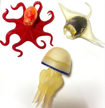 DEAGOSTINI 귀상어 물문어 심해비젠해파리