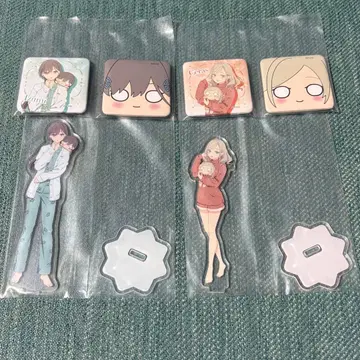 하스노소라 세가 럭키 쿠지 C상 D상 아크릴 스탠드 캔뱃지 세라스 이즈미