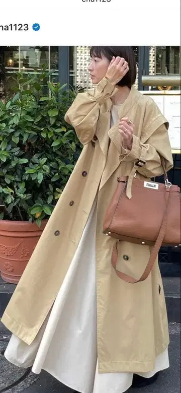 2WAY SQUARE SLEEVE TRENCH COAT
