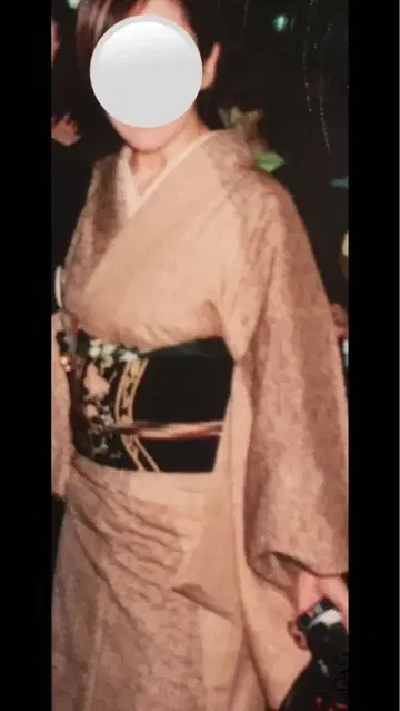 명주 단하 기모노