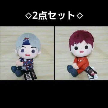 BTS TinyTAN 제이홉 V 봉제 인형 2개 세트