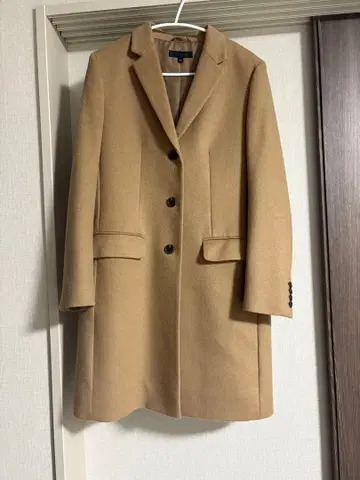 유니클로 캐시미어 혼방 체스터 코트 L 카멜