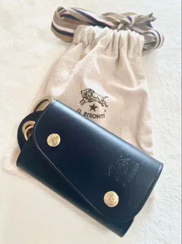 [ IL BISONTE ] 일비종떼 키케이스 블랙