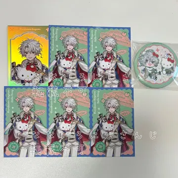 무라쿠모 카게츠 폴라로이드풍 카드 캔뱃지 니지산지 Dytica 산리오