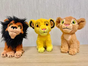 라이온킹 타카라토미아츠 심바 나라 스카 봉제 인형 SS