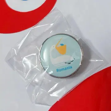 [주말 한정 가격!] 오사카 만박 루마니아 펠리컨 핑배지