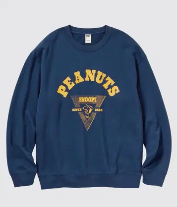 새상품 유니클로 스누피 베이스볼 야구 트레이닝복 peanuts 네이비