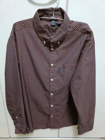 mont-bell WIC 드라이 터치 롱 슬리브 셔츠 XL 체크 셔츠