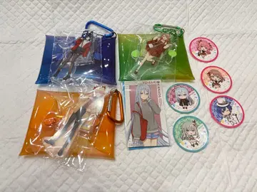 프로세카 스시로 콜라보 멀티 파우치 아크릴 스탠드 스티커 피크