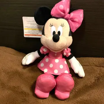 디즈니 미니 봉제인형 참 미니의 날 핑크