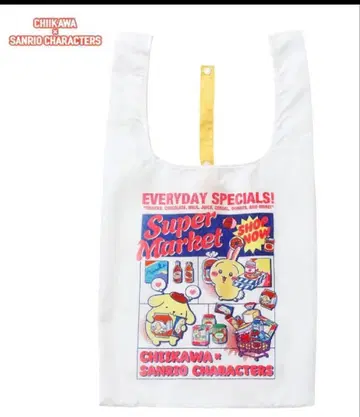 치이카와 산리오 슈퍼마켓 에코백 토끼 폼폼푸딩