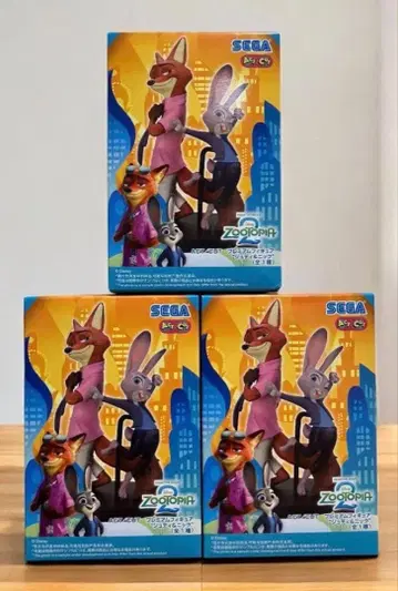 주토피아 피규어 2체 세트 SEGA