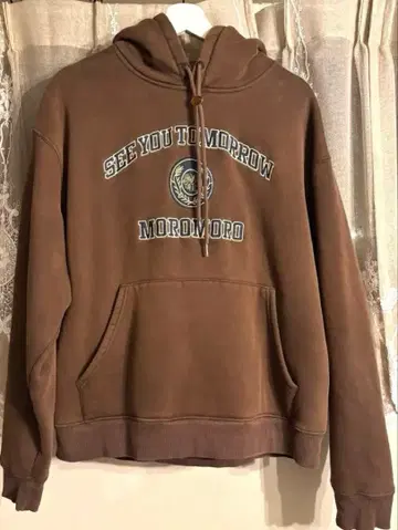MOROMORO 후드티 브라운 sculture tokyo