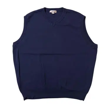 USA 구제 의류 사이프레스 링크스 니트 베스트 무지 네이비 X204
