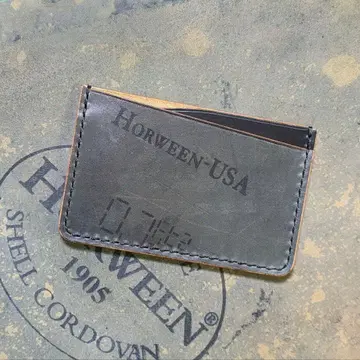 HORWEEN 호윈 쉘 코도반 카드 케이스 패스 케이스