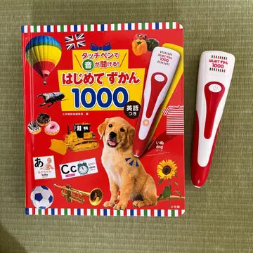 처음 배우는 도감 1000 영어 포함 터치 펜 포함