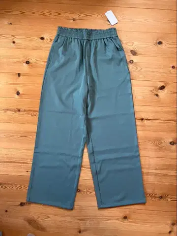 사만다 모스모스 블루 와이드 팬츠