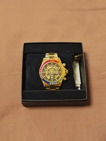 DANIEL & DOUGLAS 골드 크로노그래프 손목시계