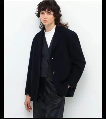 BACCA 라이트 멜톤 더블 페이스 테일러드 자켓