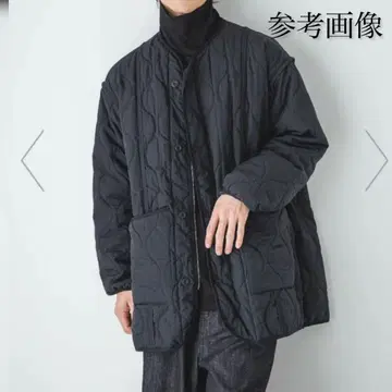 LOWRYS FARM 남성용 퀼팅 자켓 블랙