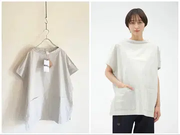 택 포함 MHL. 2025 WA-SHI COTTON POPLIN 루즈핏