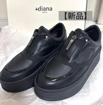 +diana 통굽 프론트 지퍼 스니커즈