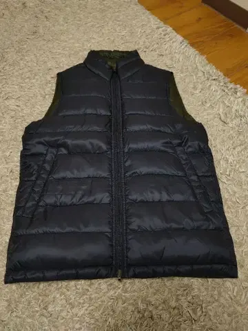 Herno 리버서블 다운 베스트 네이비/올리브