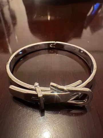 실버 925 벨트 디자인 팔찌 사이즈 조절 가능