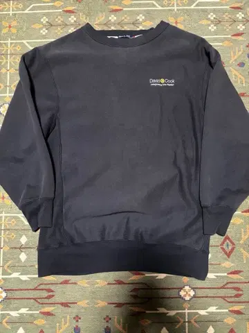 David Cook 맨투맨 블랙 자수