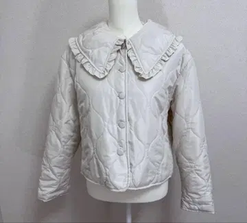 [ e.m.s ] 빅 옷깃 충전솜 아우터 세일러 카라 프릴