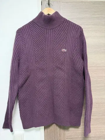 라코스테 모크넥 니트