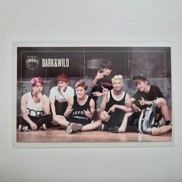 방탄소년단 다크앤와일드 단체 포카 BTS Dark & Wild